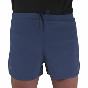 Soft Inner Lining More Mile Racer Split Mens Running Shorts - Blue