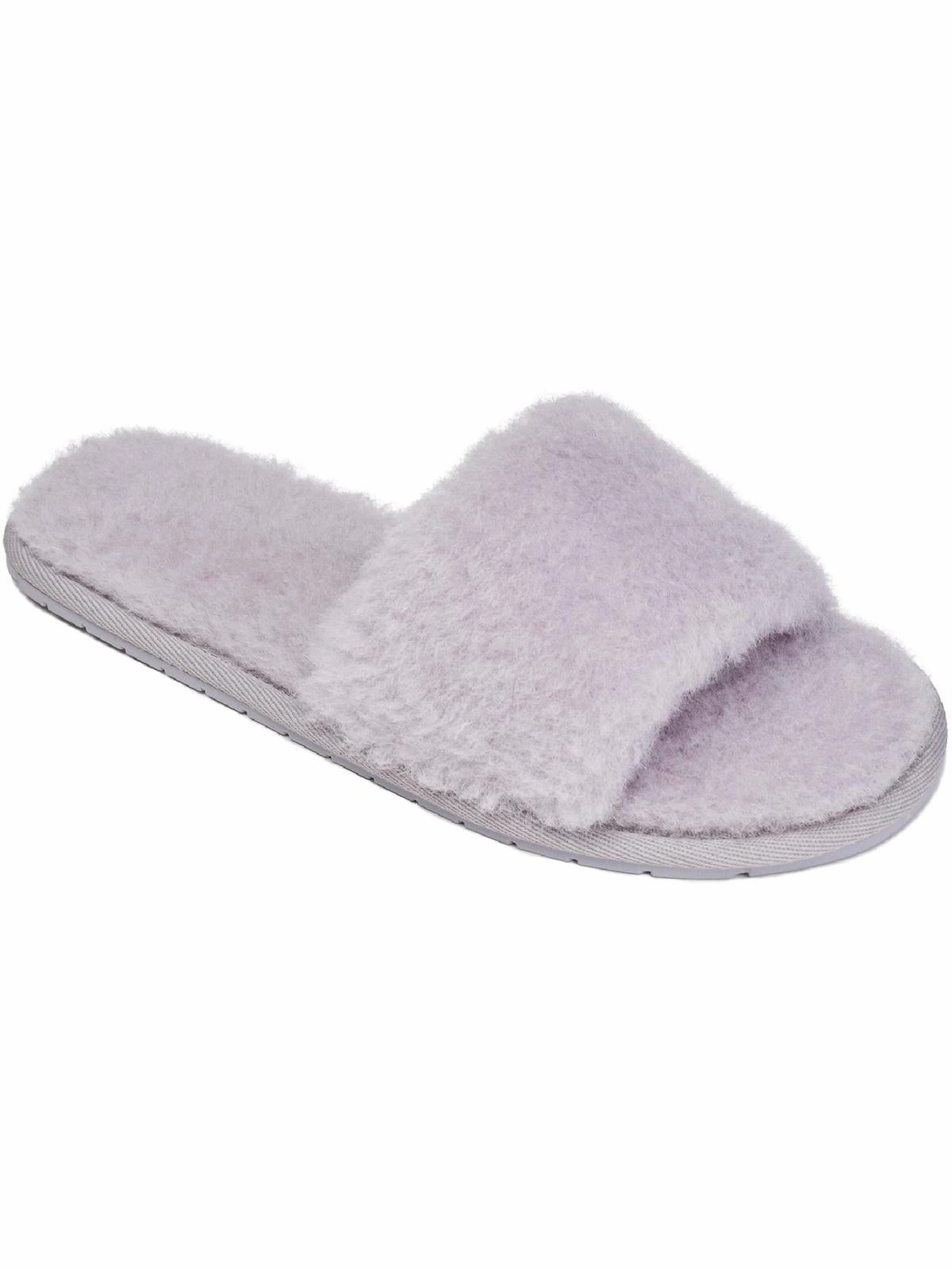 Carmen Womens Faux Shearling Wool Blend Slide Slippers Responsive Midsole Comfortable relaxation