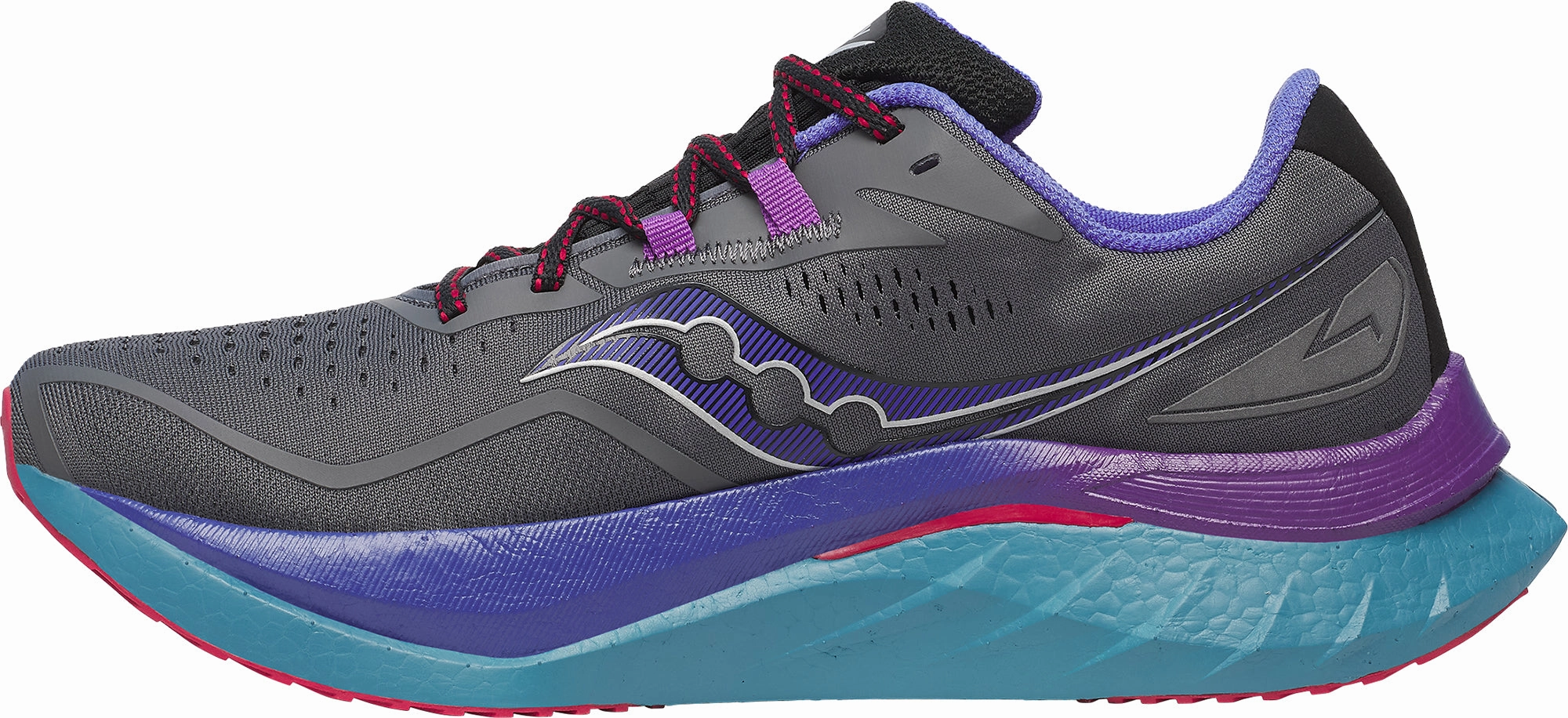 Saucony Endorphin Speed 4 Mens Running Shoes - Grey Motion Boost Soft Collar Padding