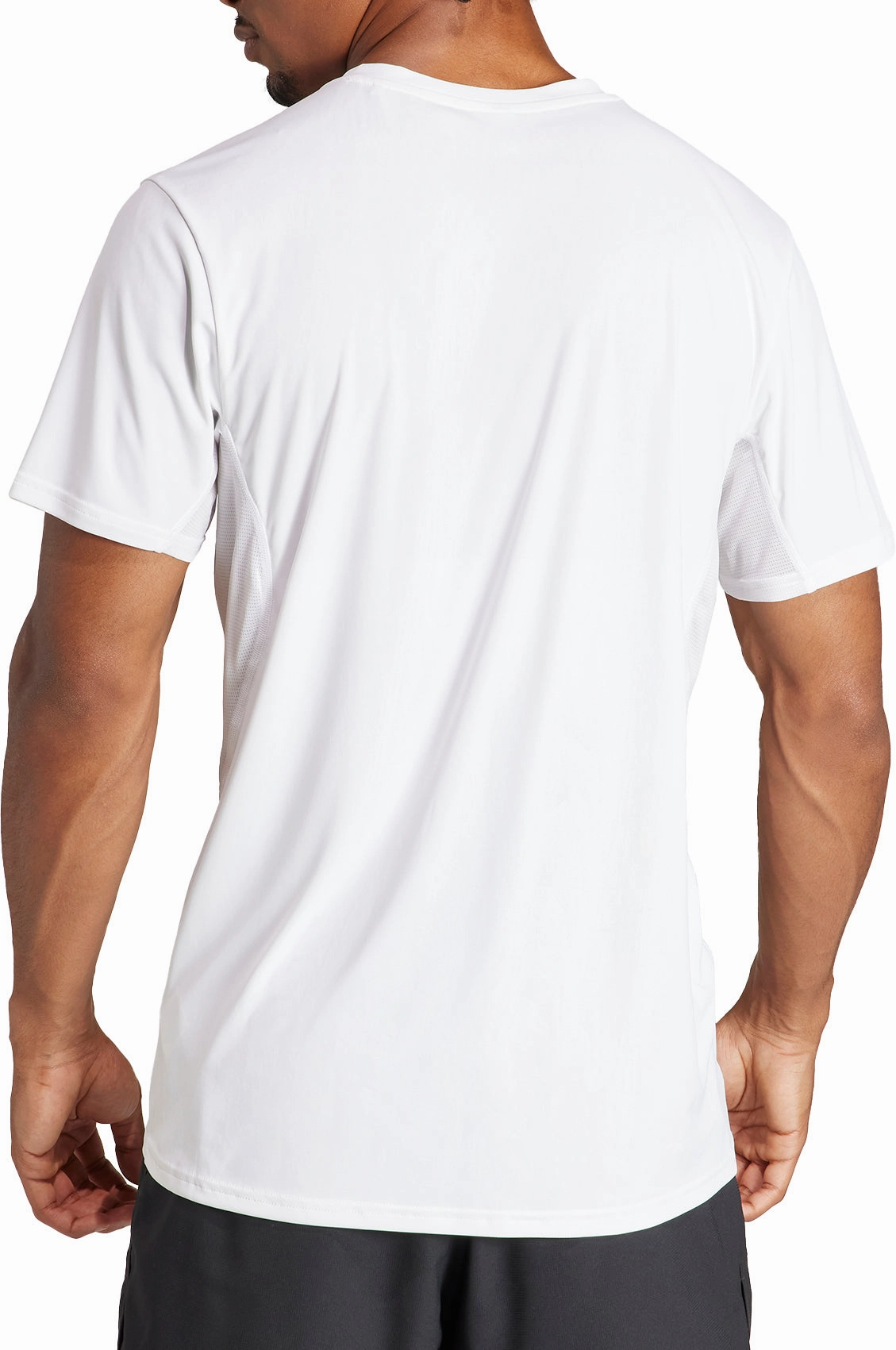 adidas Adizero Essentials Short Sleeve Mens Running Top - White Festival wear
