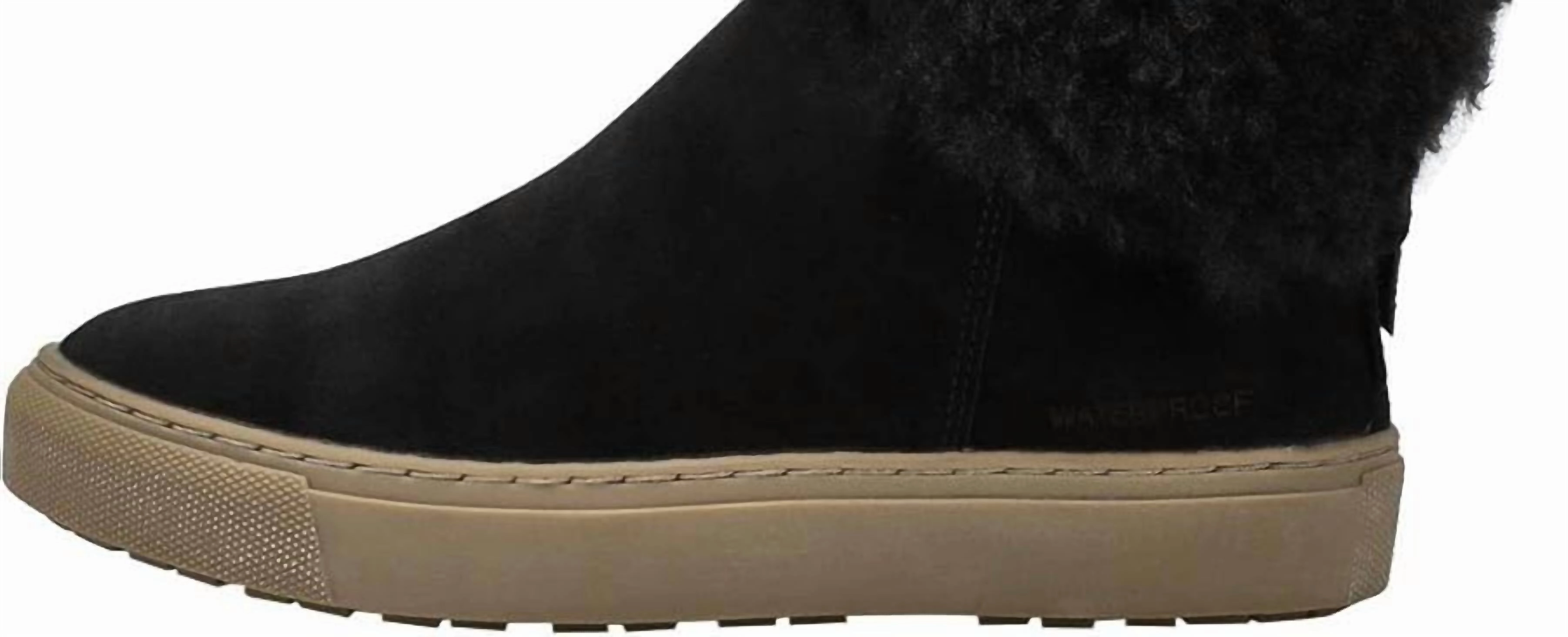 Clear Heels Quick Step Fit Boots Women's Devon Waterproof Boots In Suede/teddy Fur