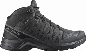 Non Marking Outsole Salomon X-Adventure Recon Mid GORE-TEX Mens Walking Shoes - Black
