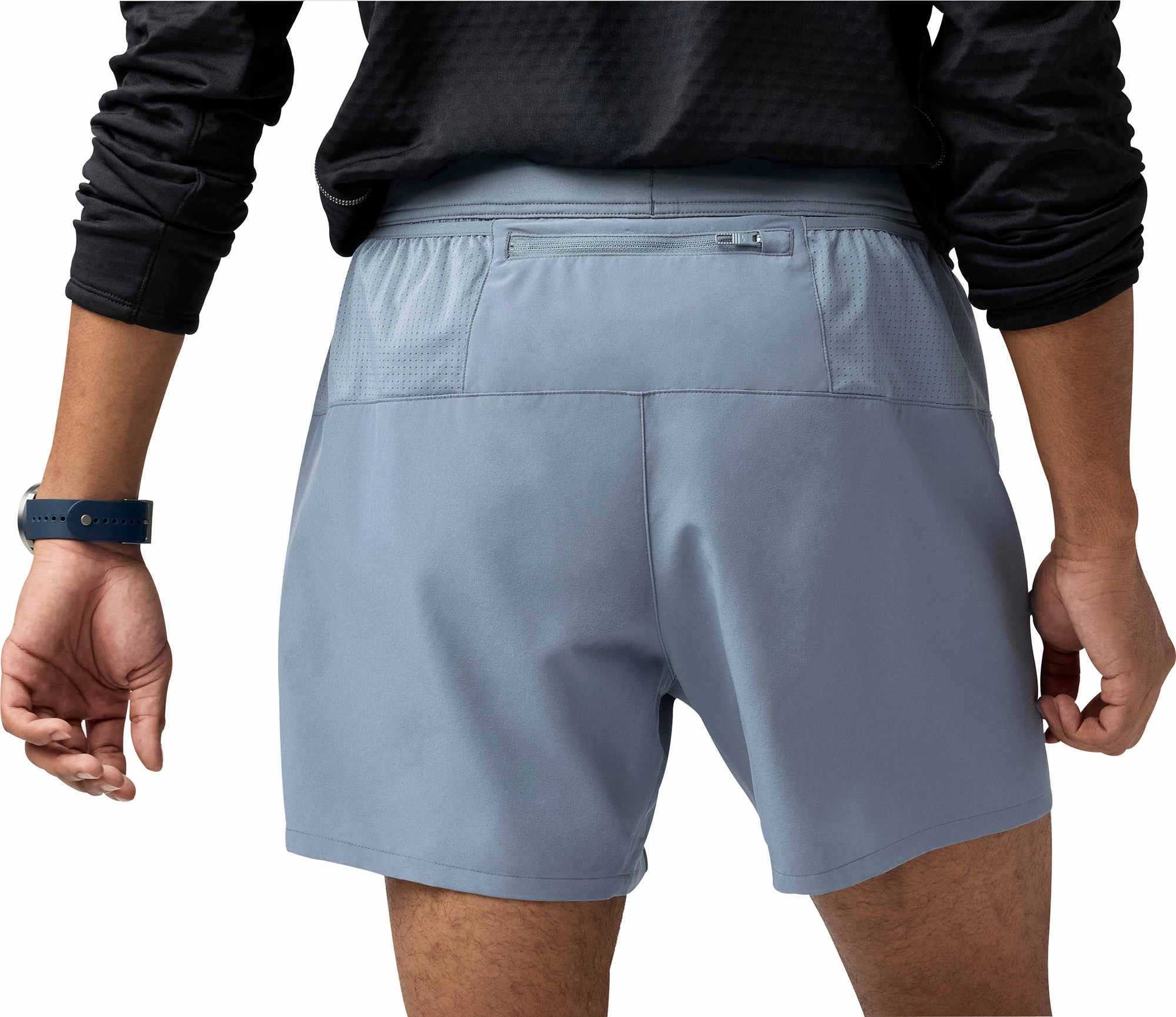 Unisex style Fit Flexibility Brooks Journey 5 Inch Mens Running Shorts - Grey