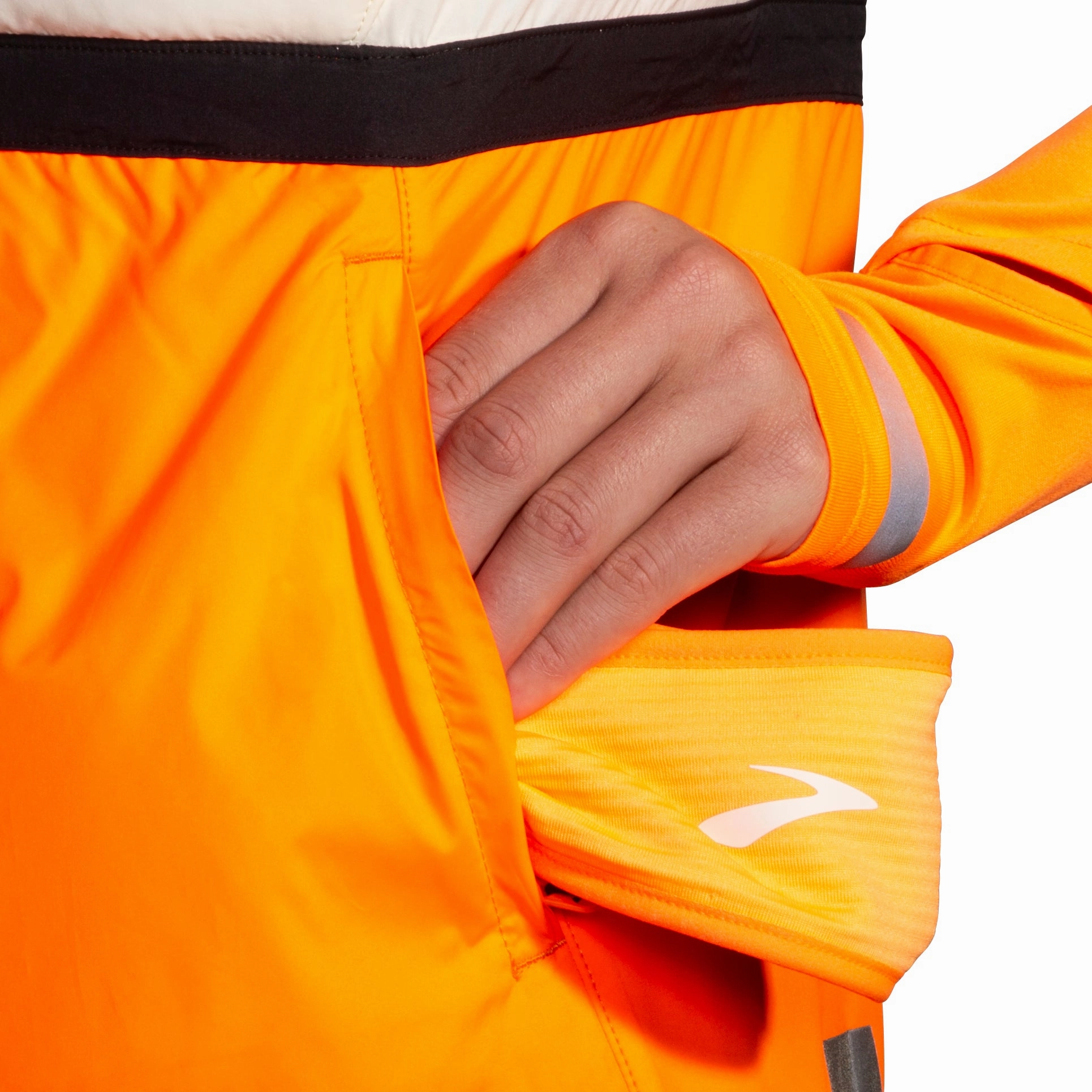 Brooks Run Visible 2.0 Insulated Womens Running Gilet - Grey Grace Weather Guard