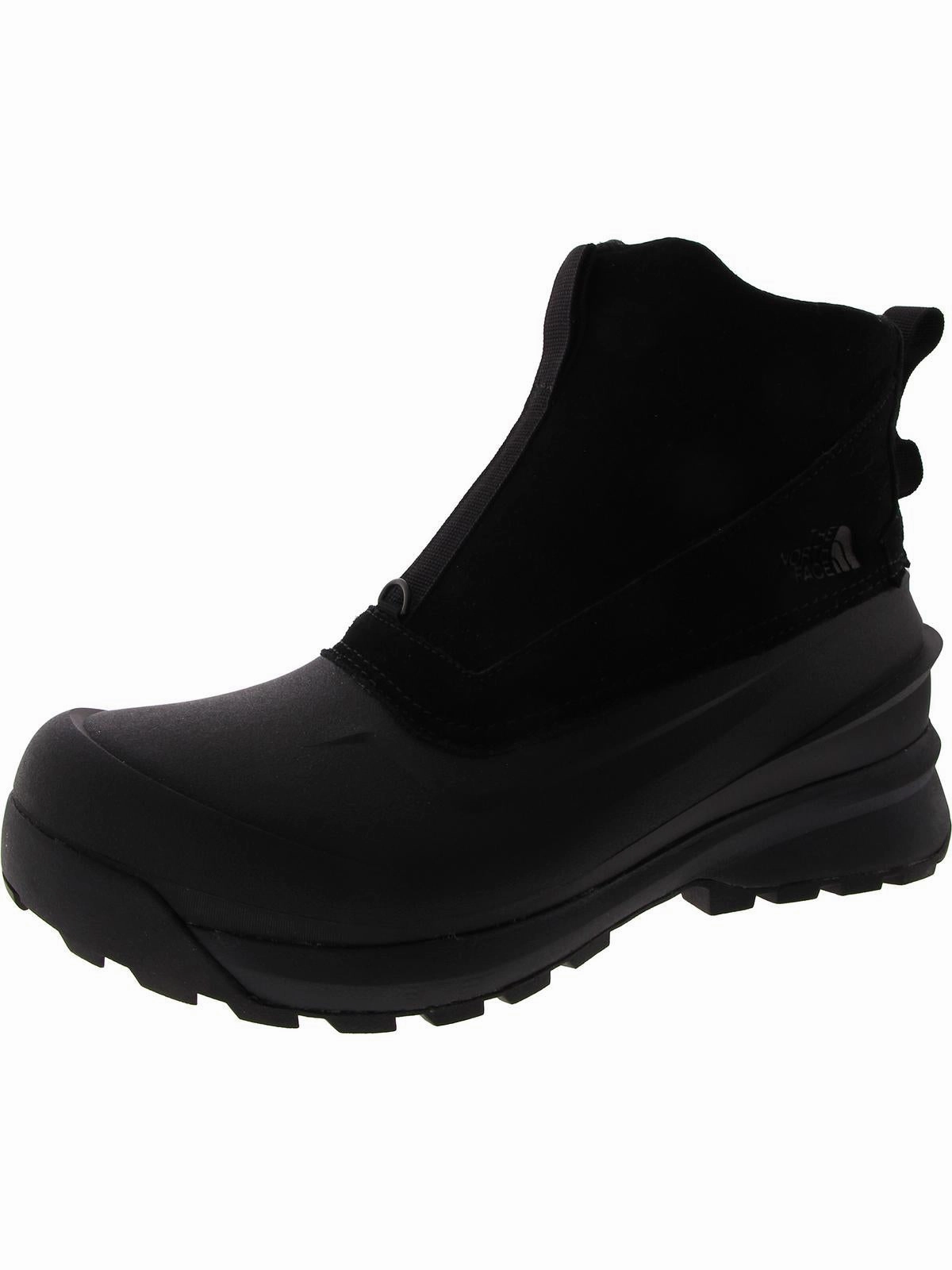 Chilkat V Zip  Mens Suede Pull On Winter & Snow Boots Reinforced Form Nature Lover