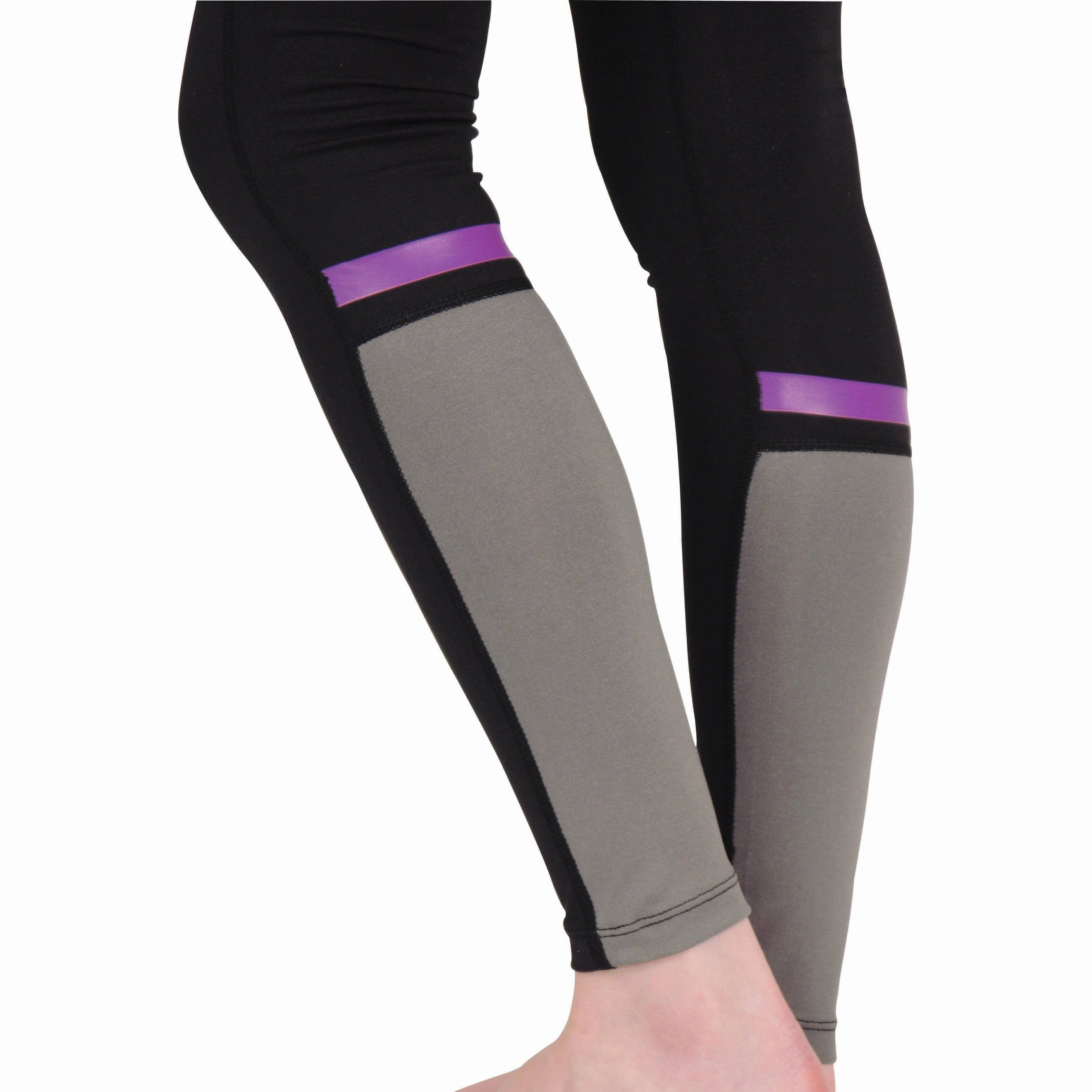 Second Fit More Mile Power Womens Long Running Tights - Black