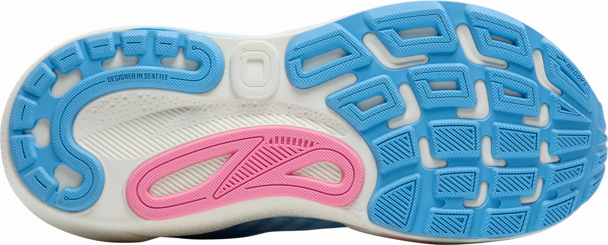 Brooks Adrenaline GTS 24 Womens Running Shoes - Blue Layered silhouette