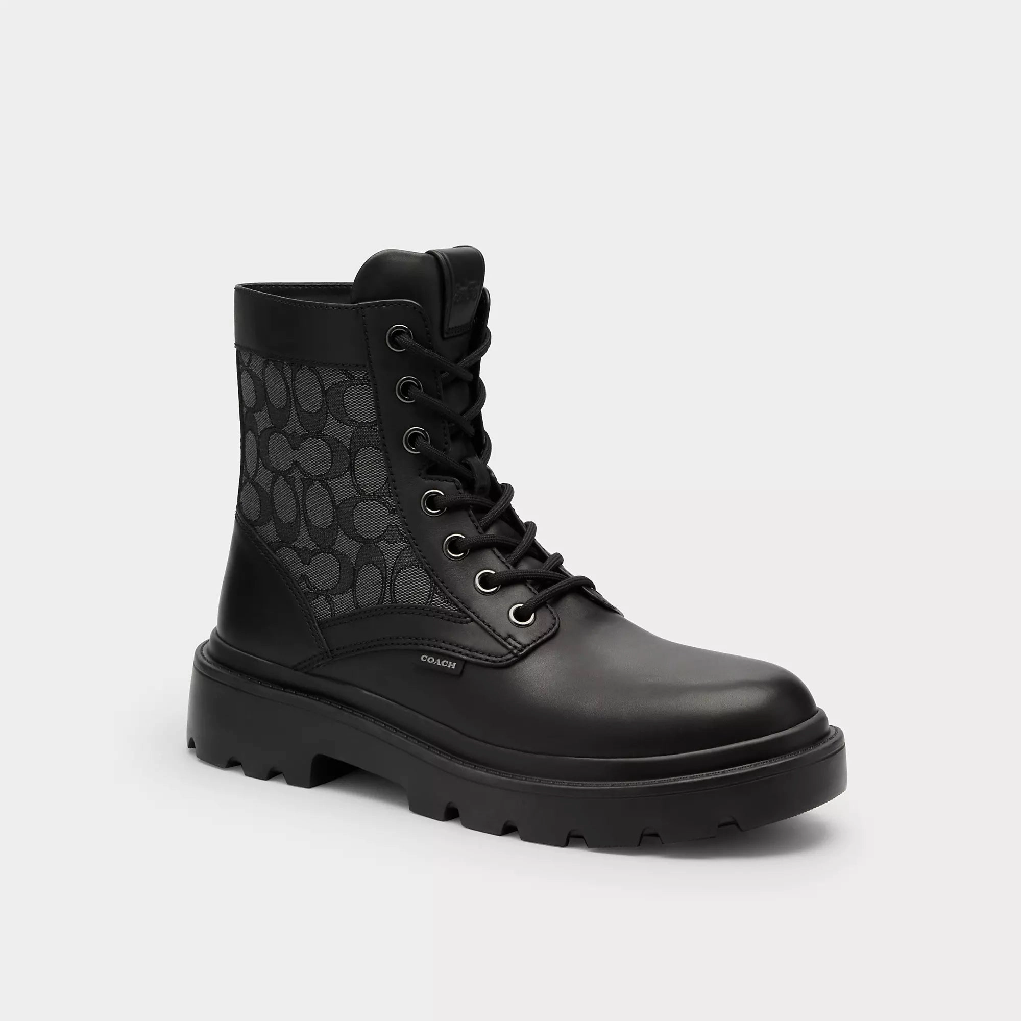 Rodeo Event Coach Outlet Combat Boot With Signature Jacquard