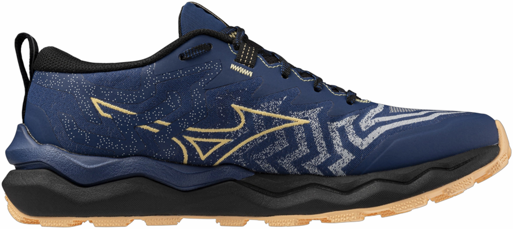 Mizuno Wave Daichi 8 Womens Trail Running Shoes - Blue gravel - running shoes