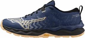 Mizuno Wave Daichi 8 Womens Trail Running Shoes - Blue cross - country running shoes