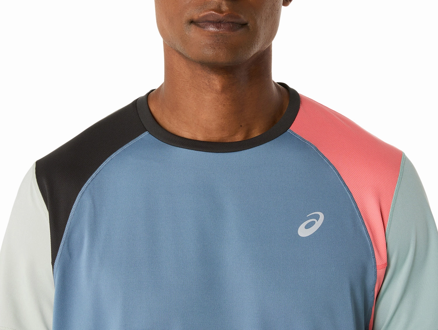 Chic Style Trend Asics Shikisai Short Sleeve Mens Running Top - Blue