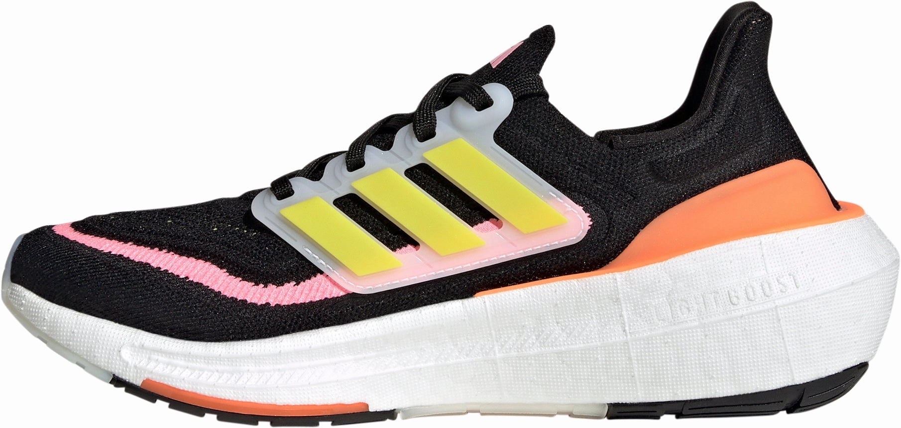 adidas Ultra Boost Light Womens Running Shoes - Black Hyper Responsive