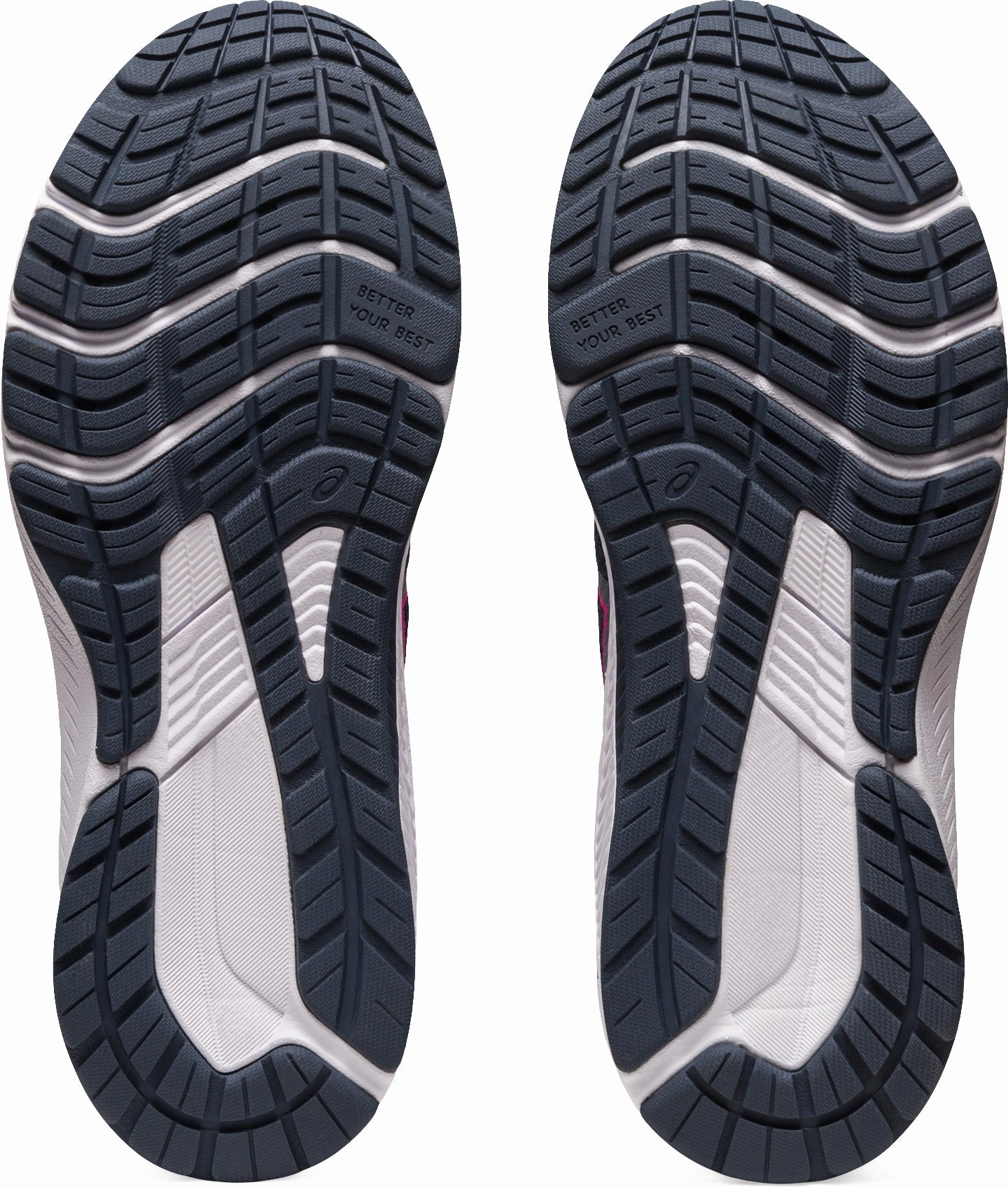 Asics GT 1000 12 GS Junior Running Shoes - Blue Flex Zones Foot alignment