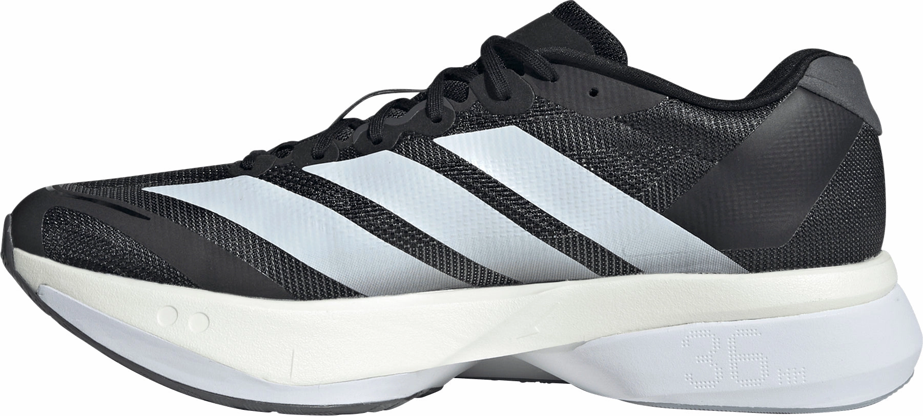 Stability Ride stripe - pattern shoes adidas Adizero Boston 13 Mens Running Shoes - Black