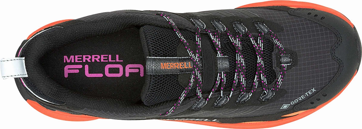 Reinforced Seams Merrell Moab Speed 2 GORE-TEX Mens Walking Shoes - Black