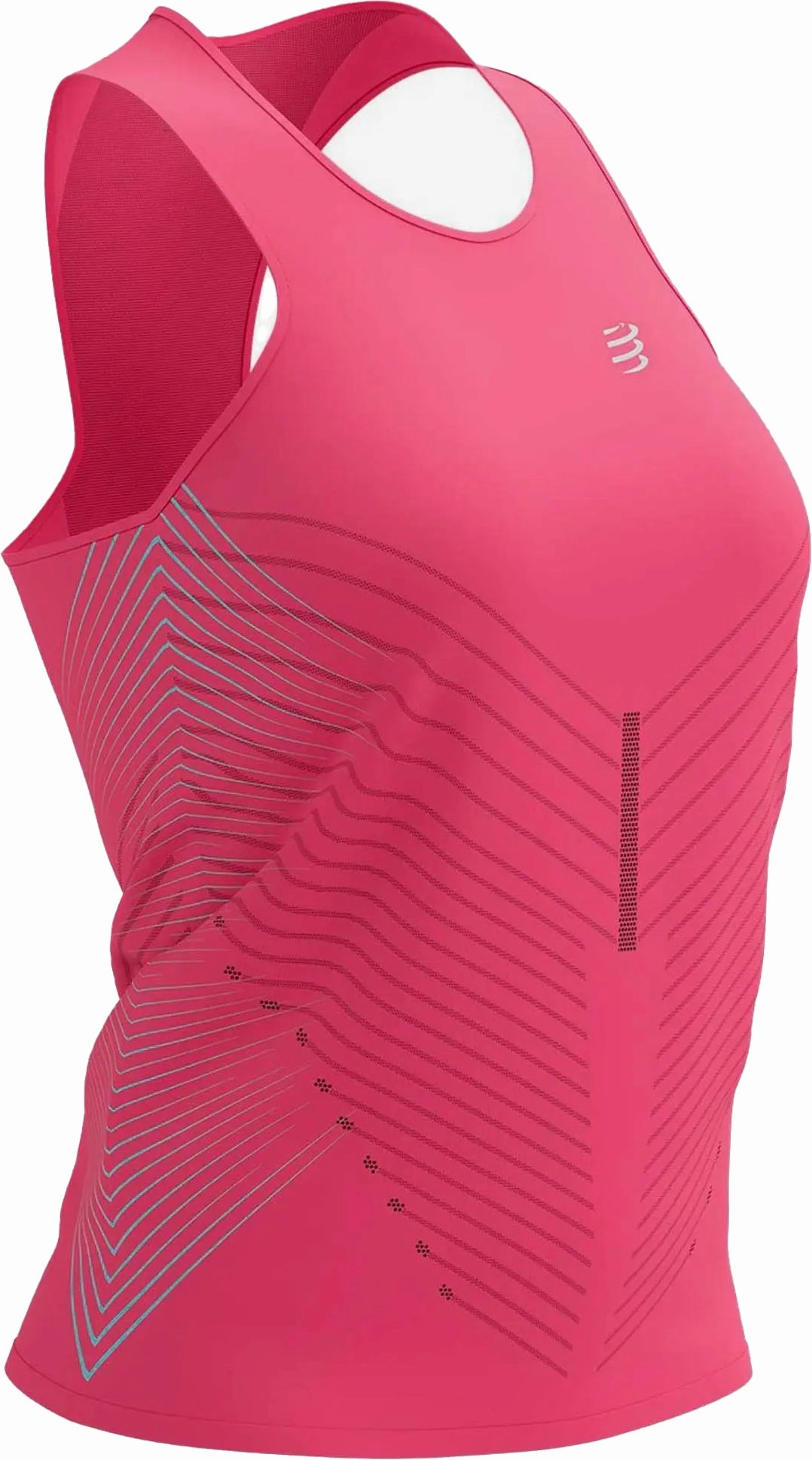 Compressport Performance Womens Running Vest Tank Top - Pink suitable for home