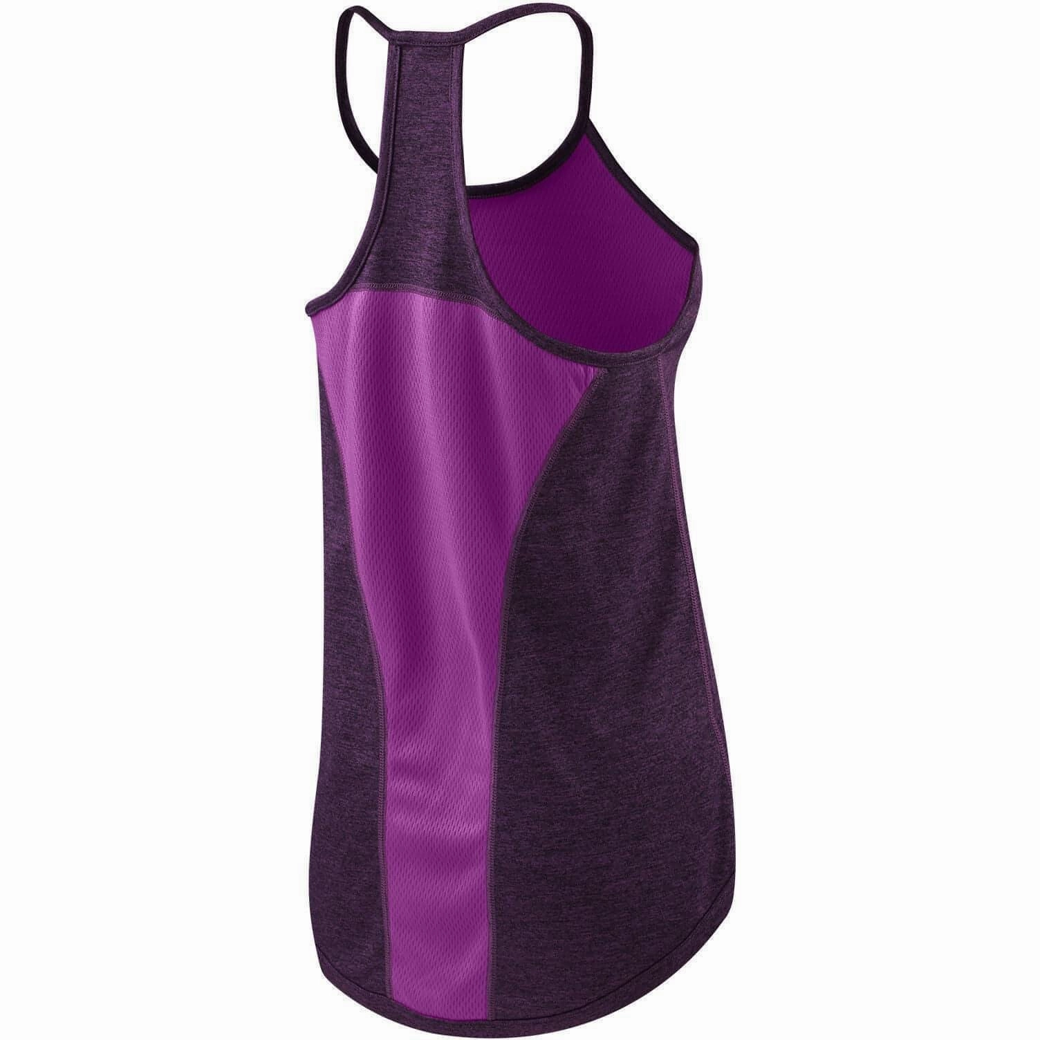 TCA Switch Up Reversible Womens Running Vest Tank Top - Purple percentage