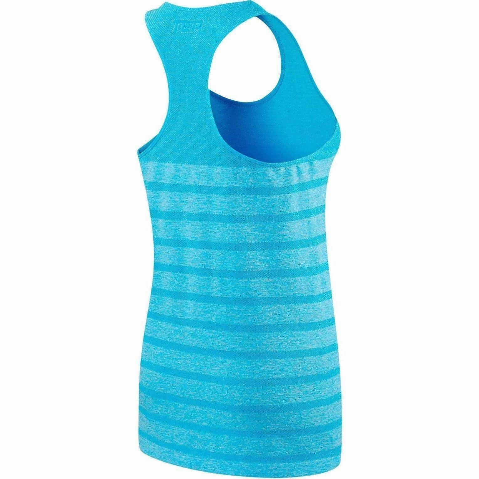 TCA QuickDry SuperKnit Womens Running Vest Tank Top - Blue Quick Release Buckle Mechanism