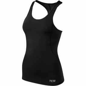 TCA Pro Performance Womens Running Vest Tank Top - Black Easy to store Benefit