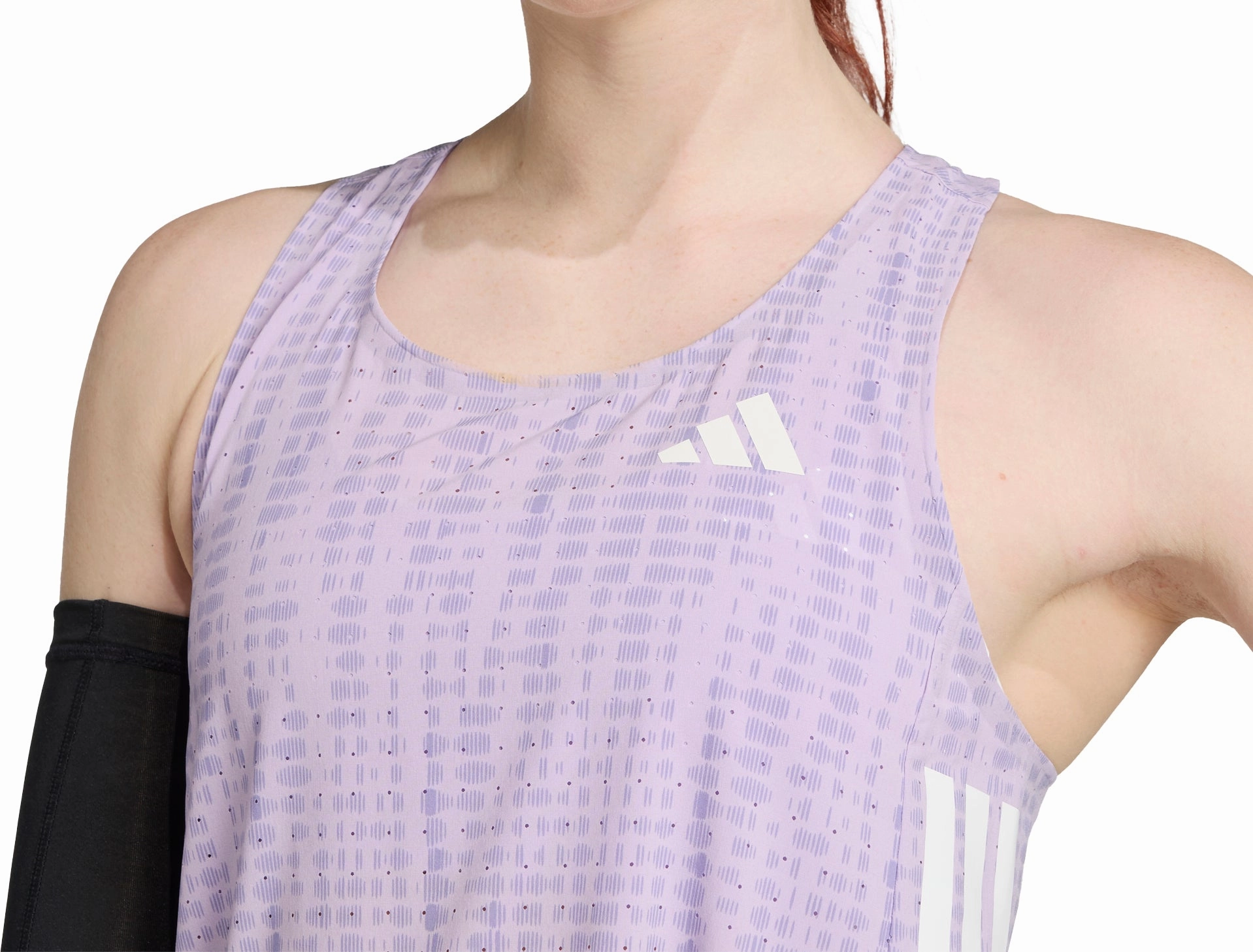 adidas Adizero Womens Running Vest Tank Top - Purple eco - friendly materials Low Profile Design