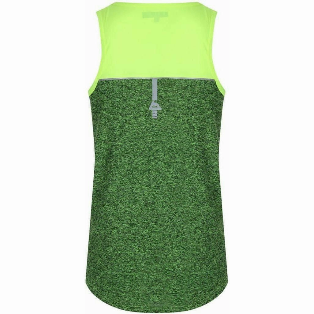 Red Tag Activewear Reflective Mens Running Vest - Yellow adequate