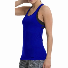 Low Profile Fastenings TCA Tech Racerback Womens Running Vest Tank Top - Blue
