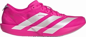 blue shoes professional running gear adidas Adizero Adios 9 Womens Running Shoes - Pink