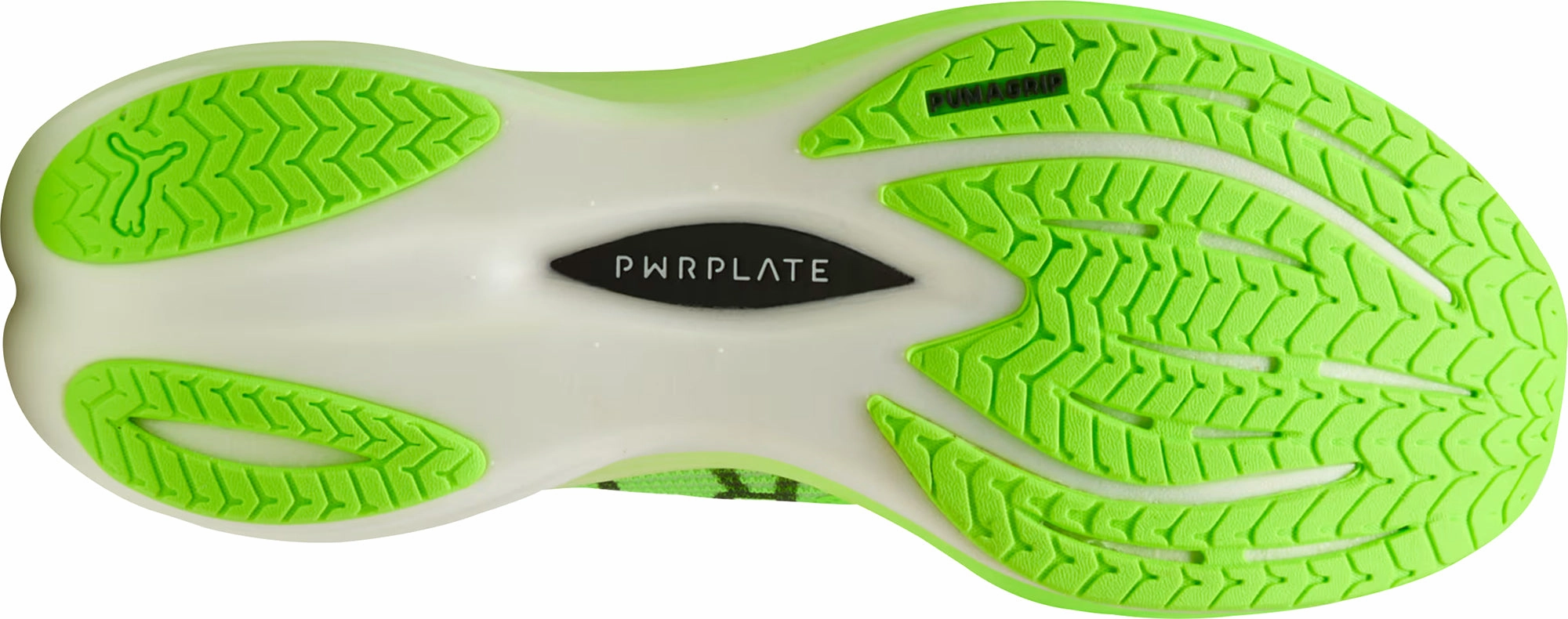 Smooth Use Neutral Pace Puma Deviate Nitro 3 HYROX Mens Running Shoes - Green