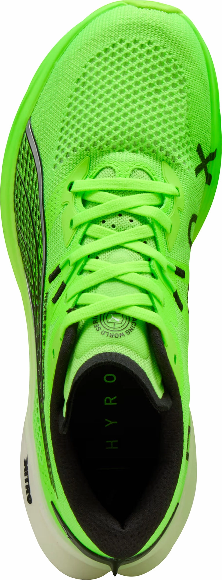Puma Deviate Nitro 3 HYROX Mens Running Shoes - Green Fresh Touch Neutral Ride