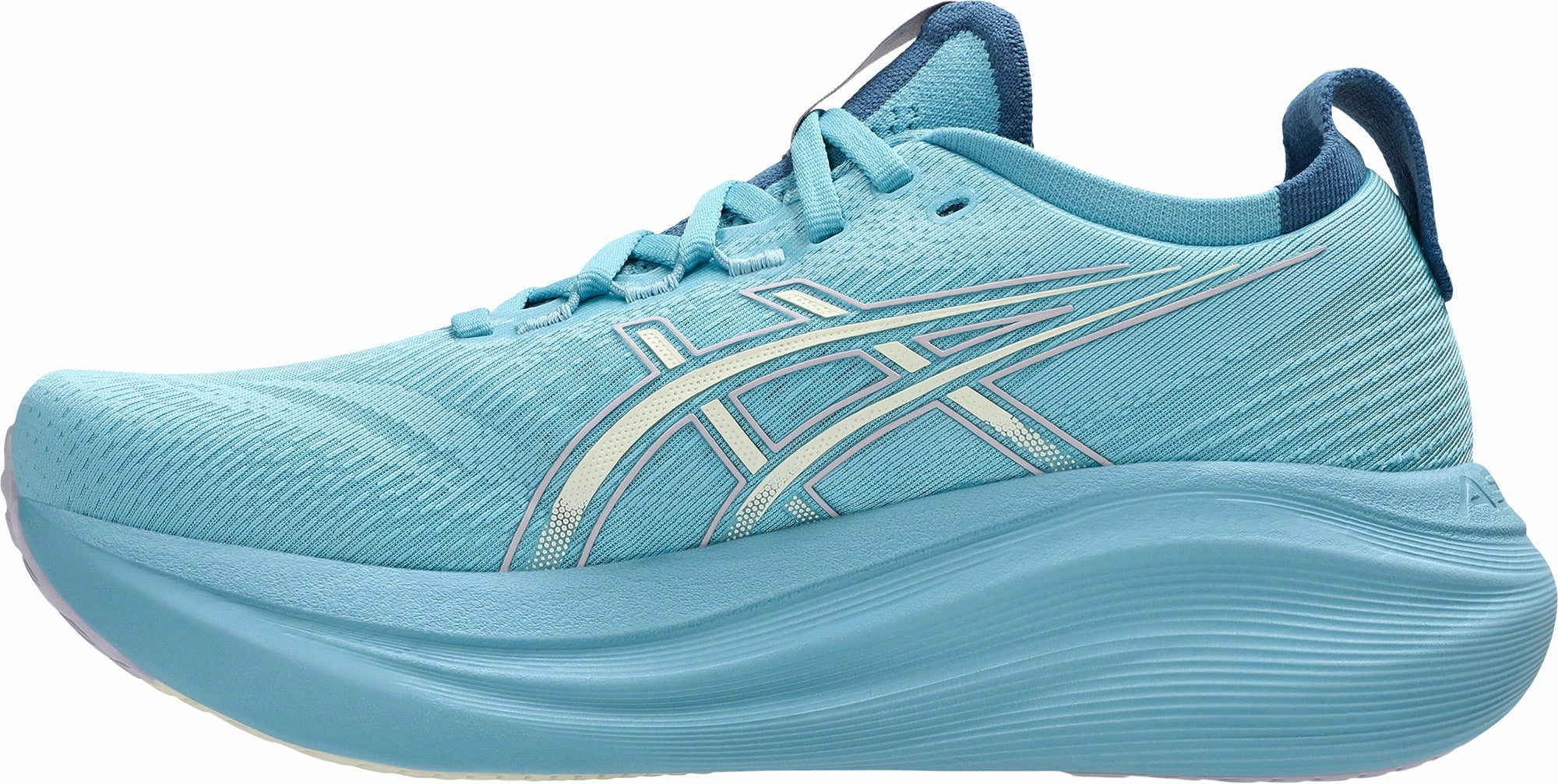Asics Gel Nimbus 27 Womens Running Shoes - Blue Performance sneakers fun - run