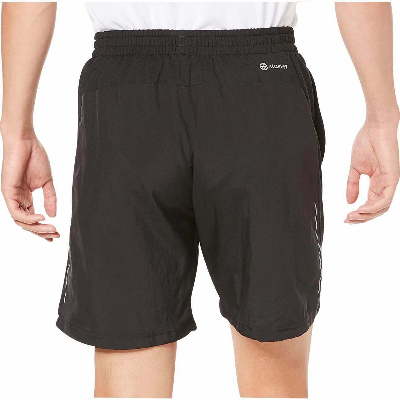 adidas Own The Run Cooler 9 Inch Mens Running Shorts - Black Sun Protection