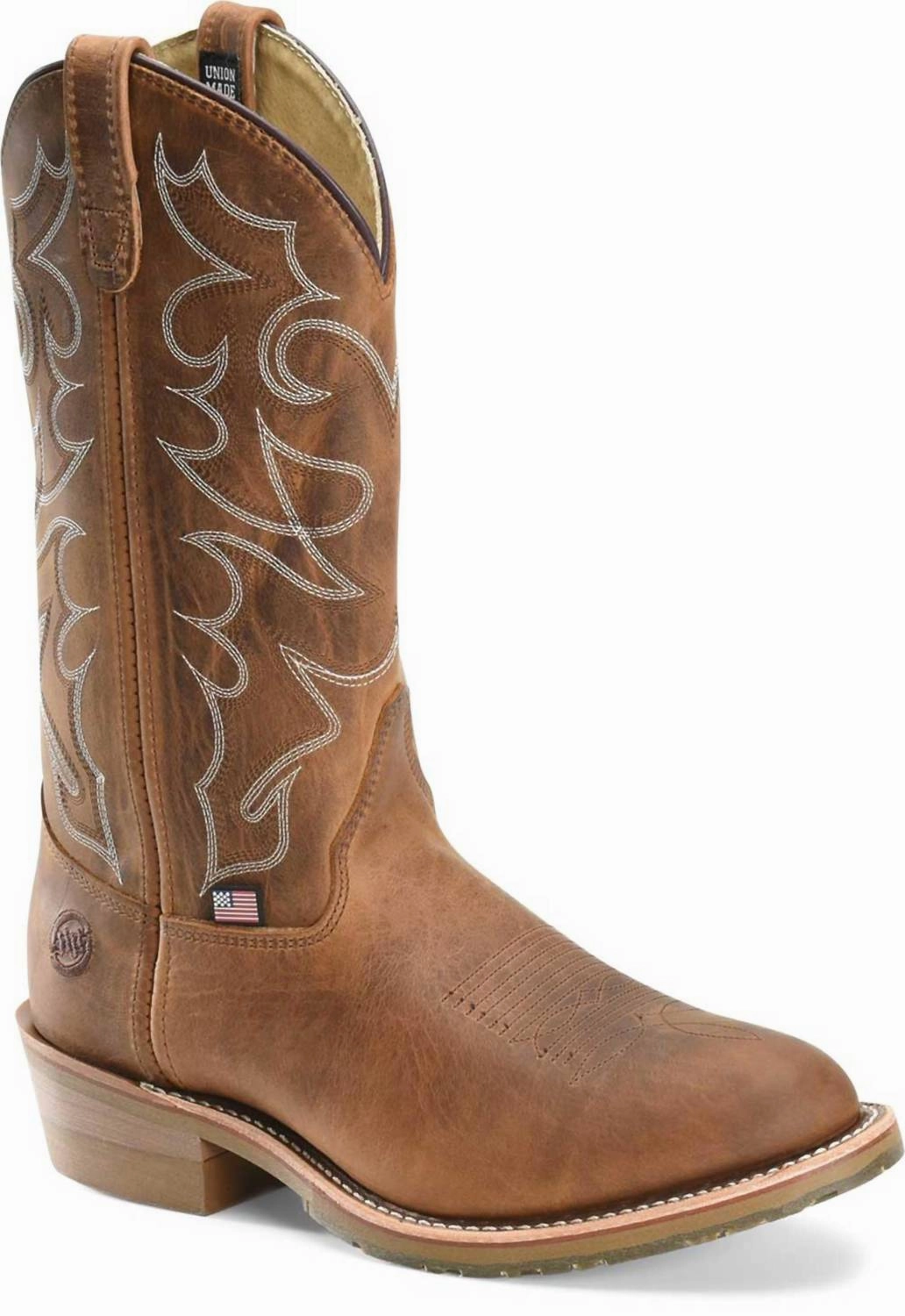 Men's Dylan Brown Ice Work Western Boots Adjustable buckle