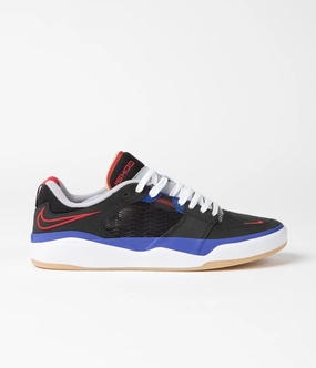 Nike SB Ishod Premium Shoes - Black / University Red - Hyper Royal Comfort Inserts