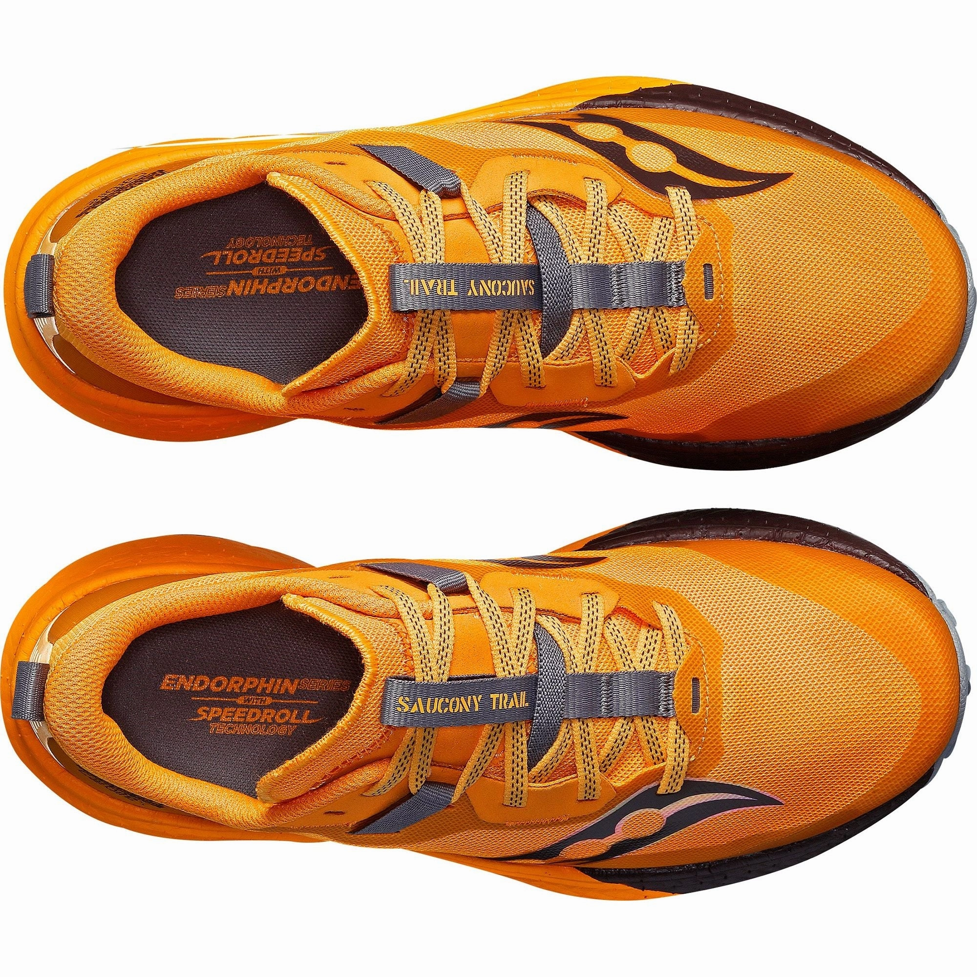 Lace-up Saucony Endorphin Edge Womens Trail Running Shoes - Orange