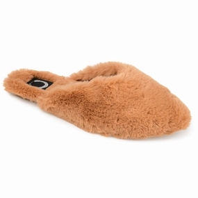 Comfortable Stability All-day Comfort Journee Collection Women's Faux Fur Sundown Slipper