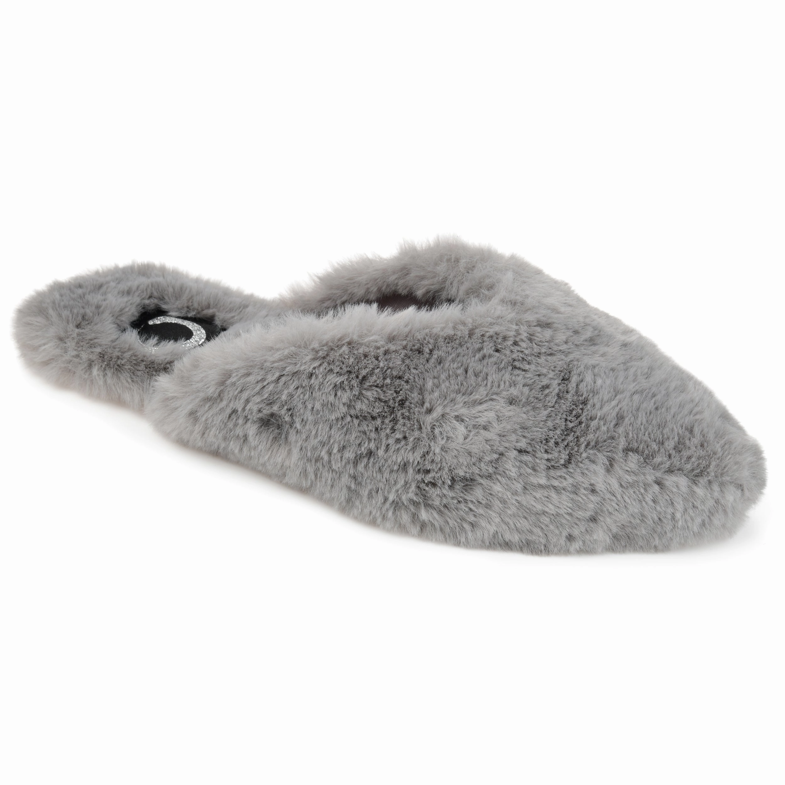 Journee Collection Women's Faux Fur Sundown Slipper Comfortable Feel
