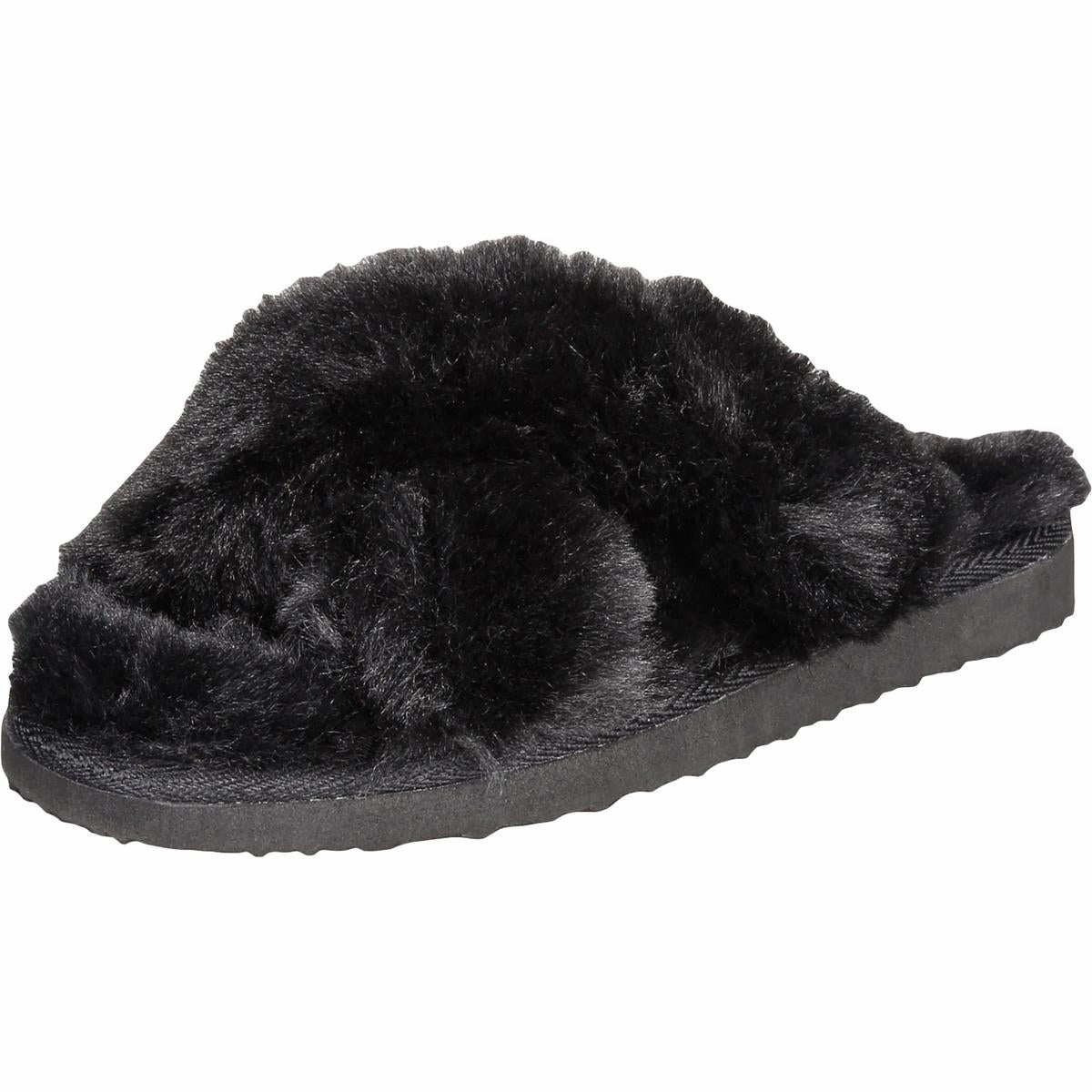 Supportive structure Yayla Womens Faux Fur Slip On Slide Slippers