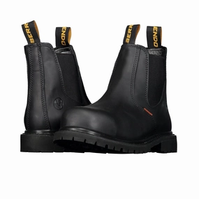 6" Steel Toe Work Boots for Men and Pull On Chelsea and Electrical Hazard and Oil and Slip Resistant Tough Exterior Snake print