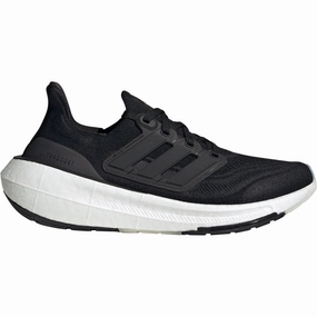 adidas Ultra Boost Light Womens Running Shoes - Black Woven Upper Structure climate - specific shoes