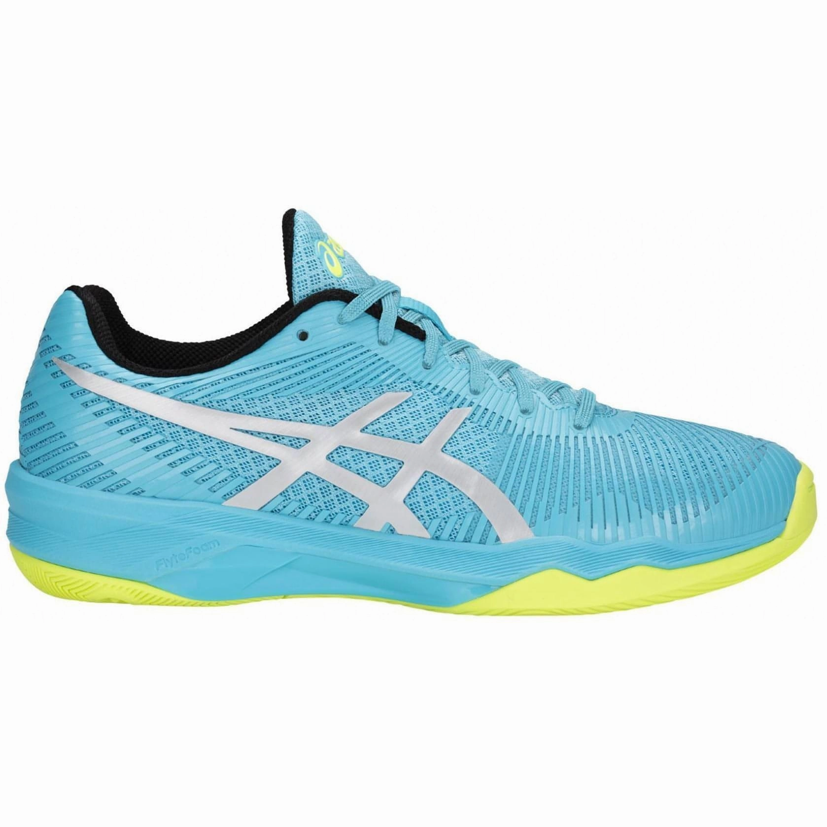 Shock Padding Light Motion Asics Volley Elite FF Womens Indoor Court Shoes - Blue