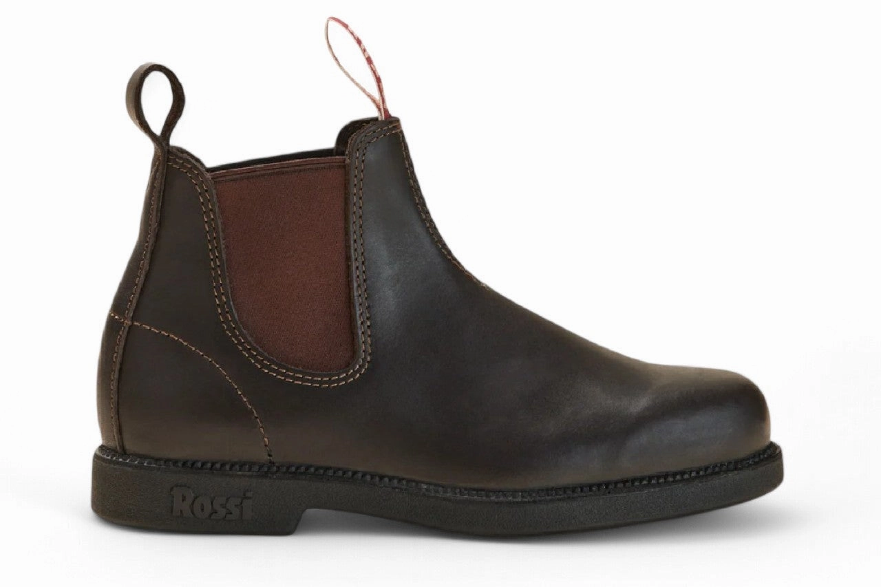 All Weather Functional Minimalist Quick Dry Interior Rossi 607 Booma Brown Leather Chelsea Boots
