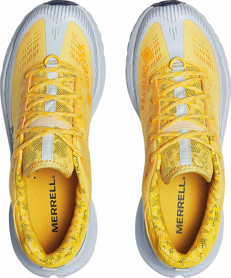 Merrell Agility Peak 5 Gore-Tex Womens Trail Running Shoes - Yellow Neutral reduced fatigue