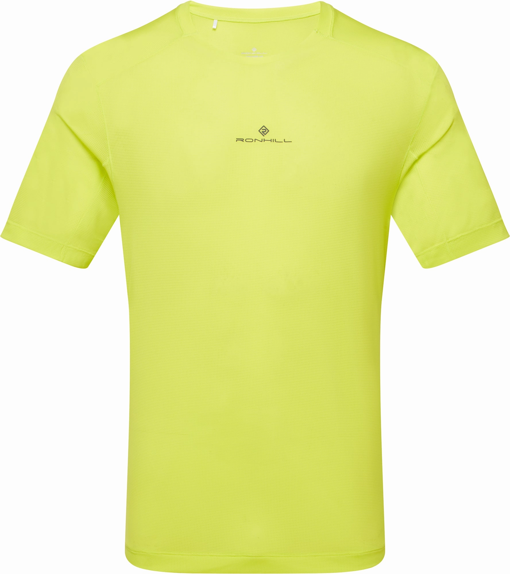 Everyday Layering Ronhill Tech Short Sleeve Mens Running Top - Yellow