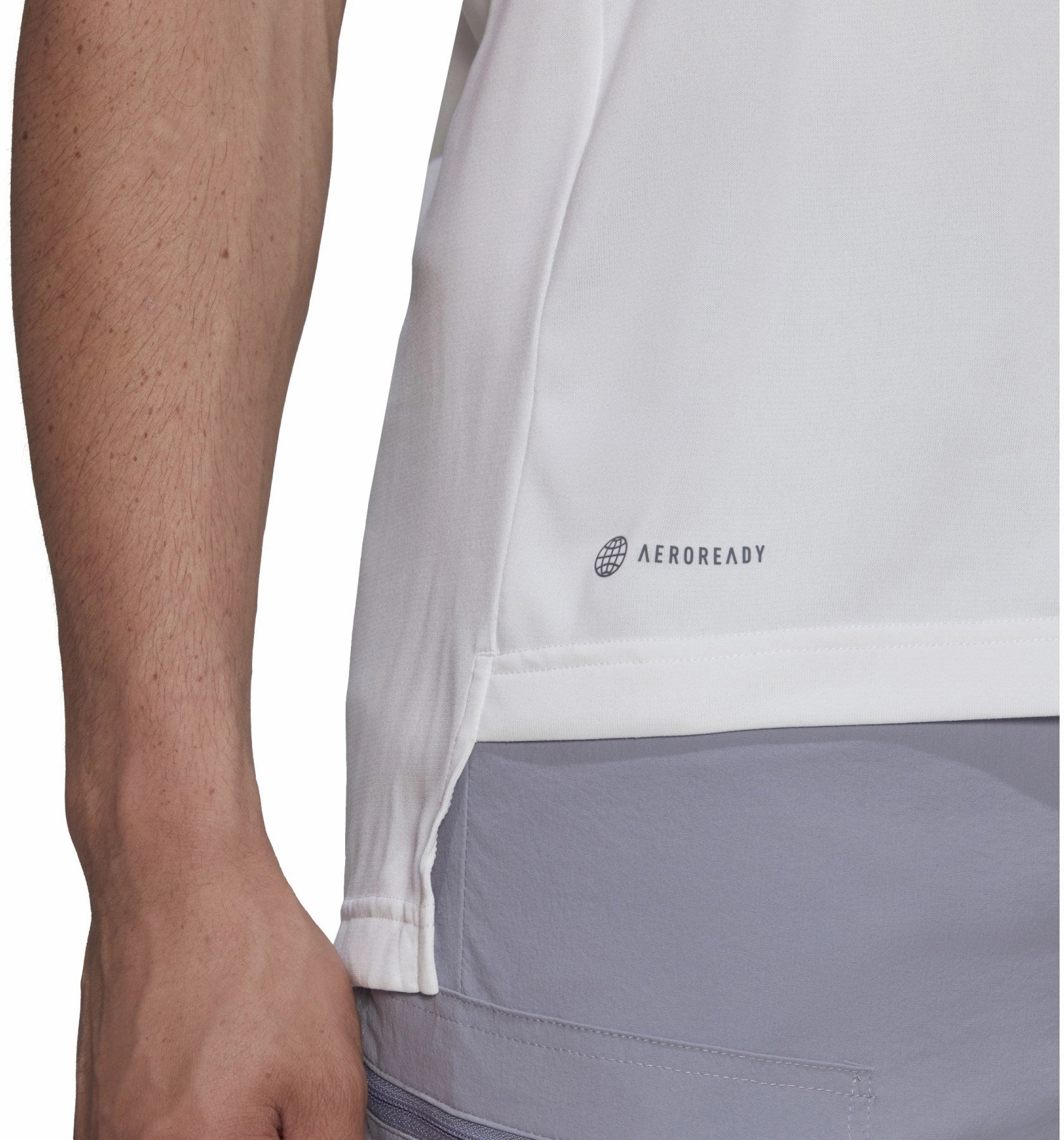 adidas Terrex Multi Short Sleeve Mens Running Top - White safe for skin Timeless casual wear