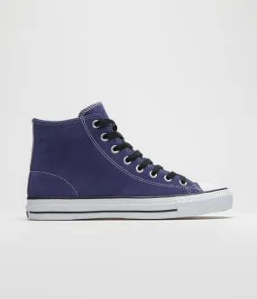 Breathable wear Converse Cons CTAS Pro Suede Shoes - Fresh Blueberry / Black / White
