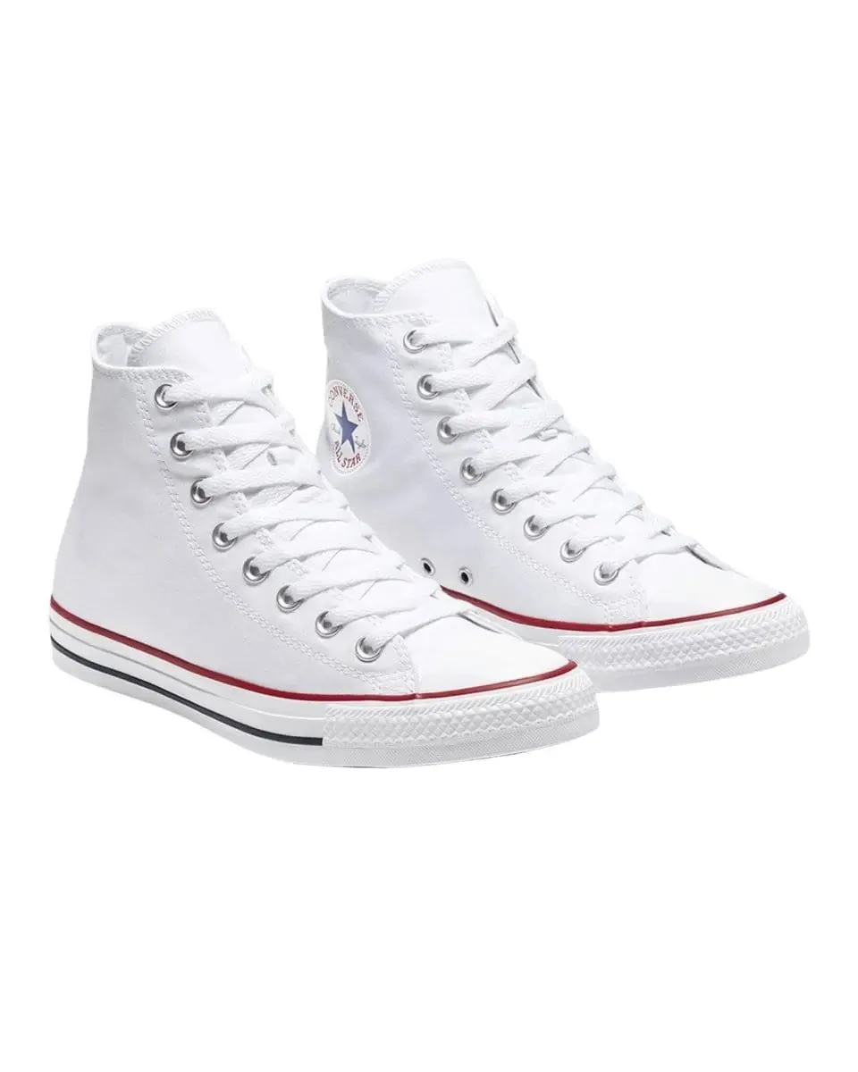 Converse Men's Chuck Taylor All Star High Top White Shoe light texture Date night