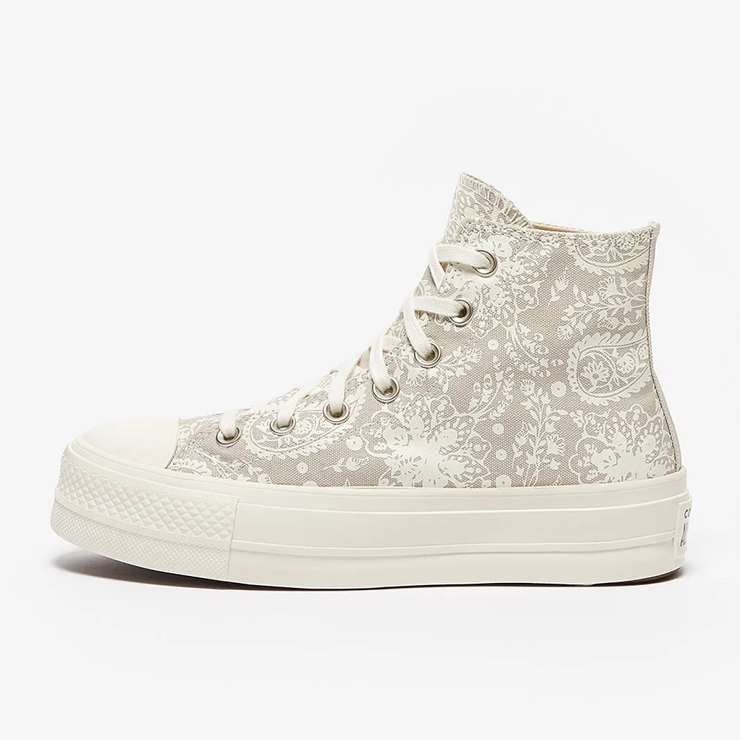 Converse Womens Fall Florals Ctas Lift Hi Cruise Ready
