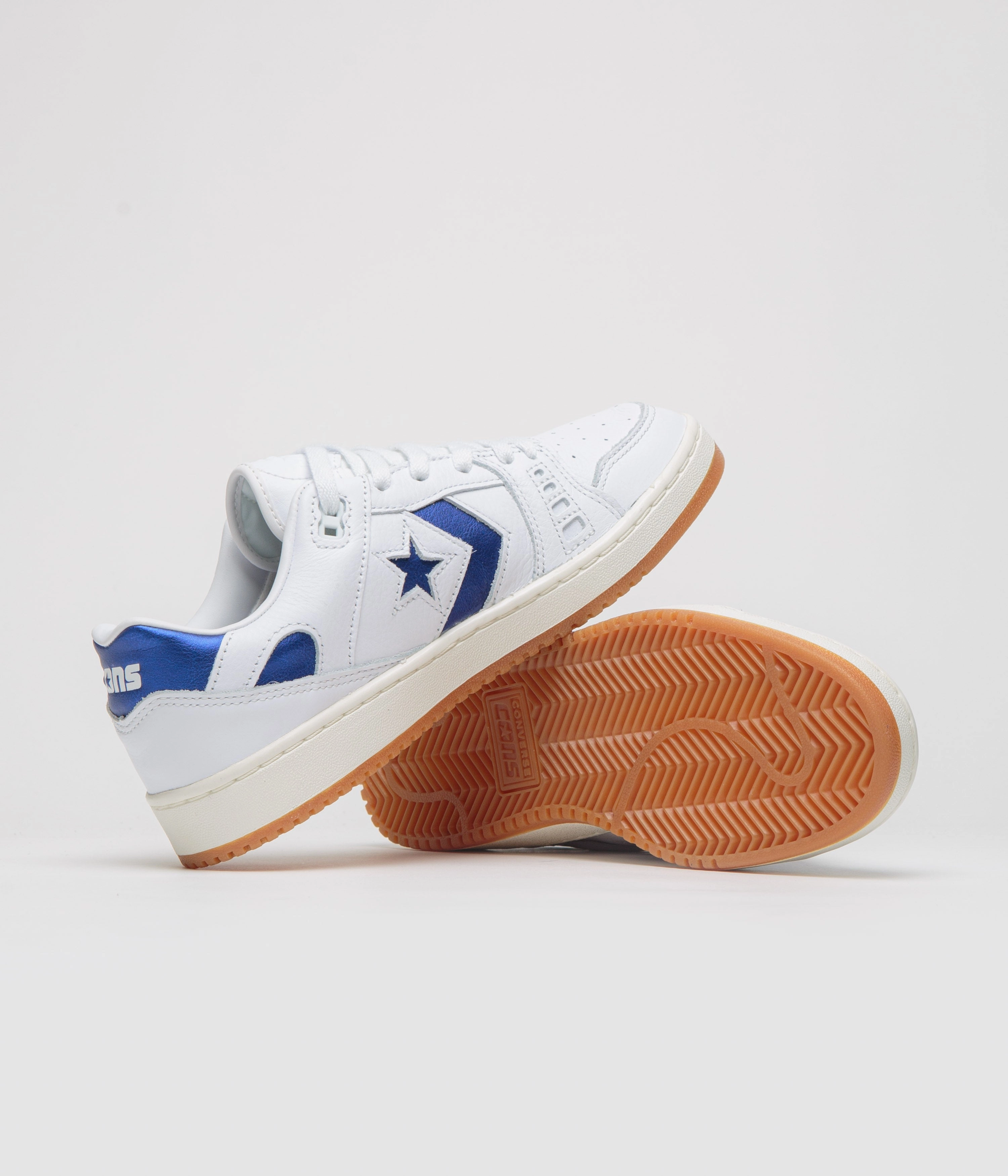 Shock Resistance synthetic leather Converse AS-1 Pro Ox Shoes - White / Blue / Egret