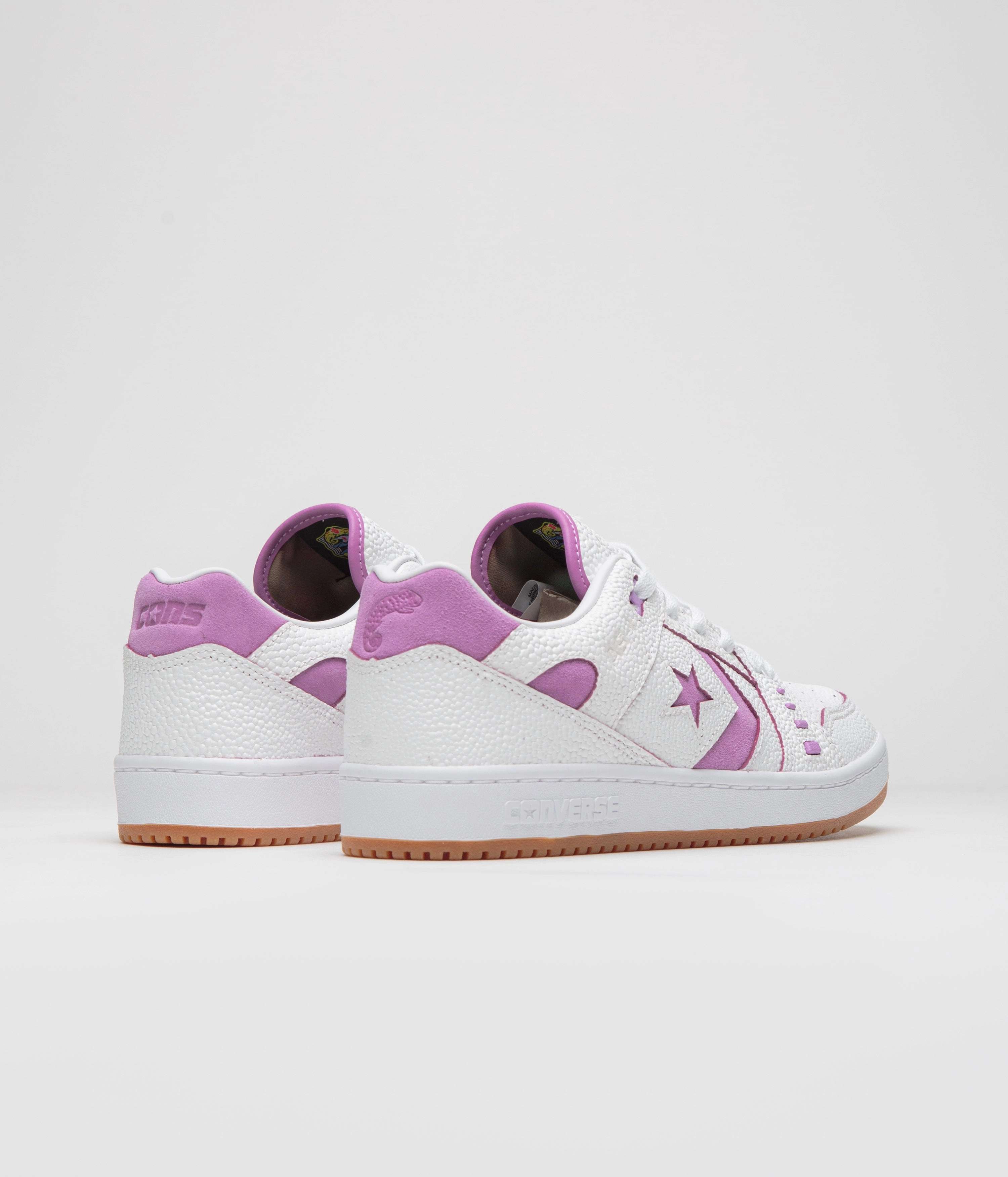 Converse AS-1 Shoes - White / Fuchsia Glow / White Daily Riding Low   Top
