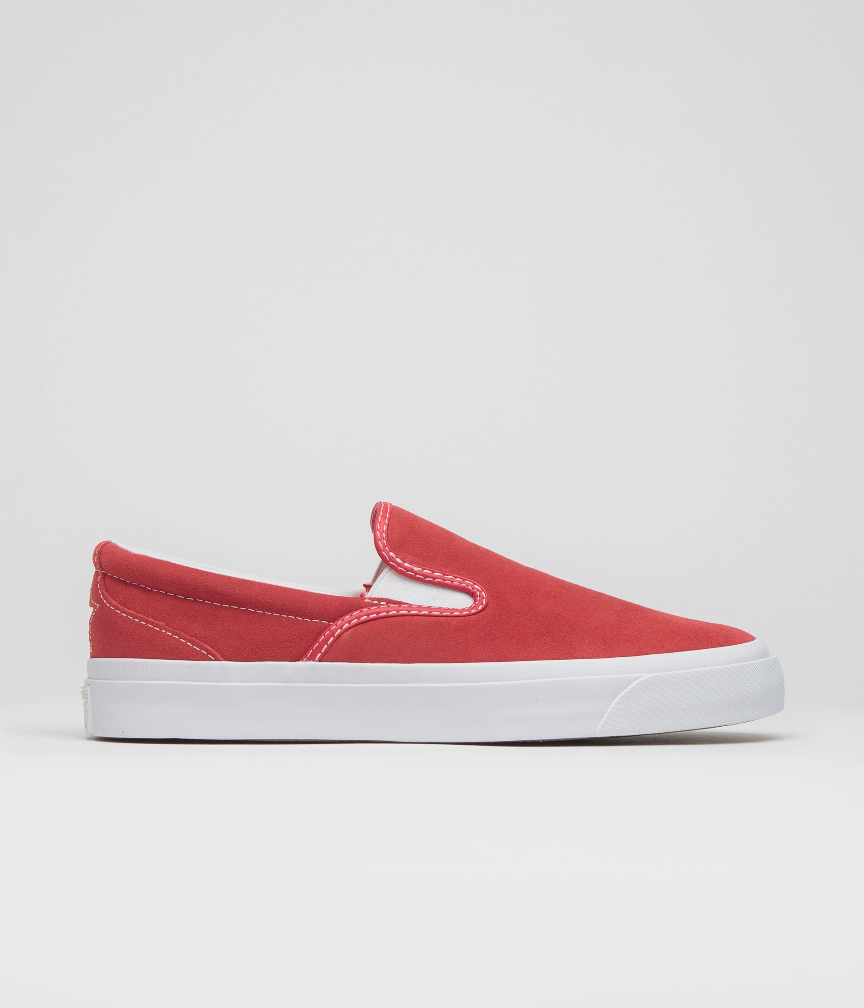 Comfortable Arch Support Converse Cons One Star CC Slip Pro Shoes - Red / White / Gum